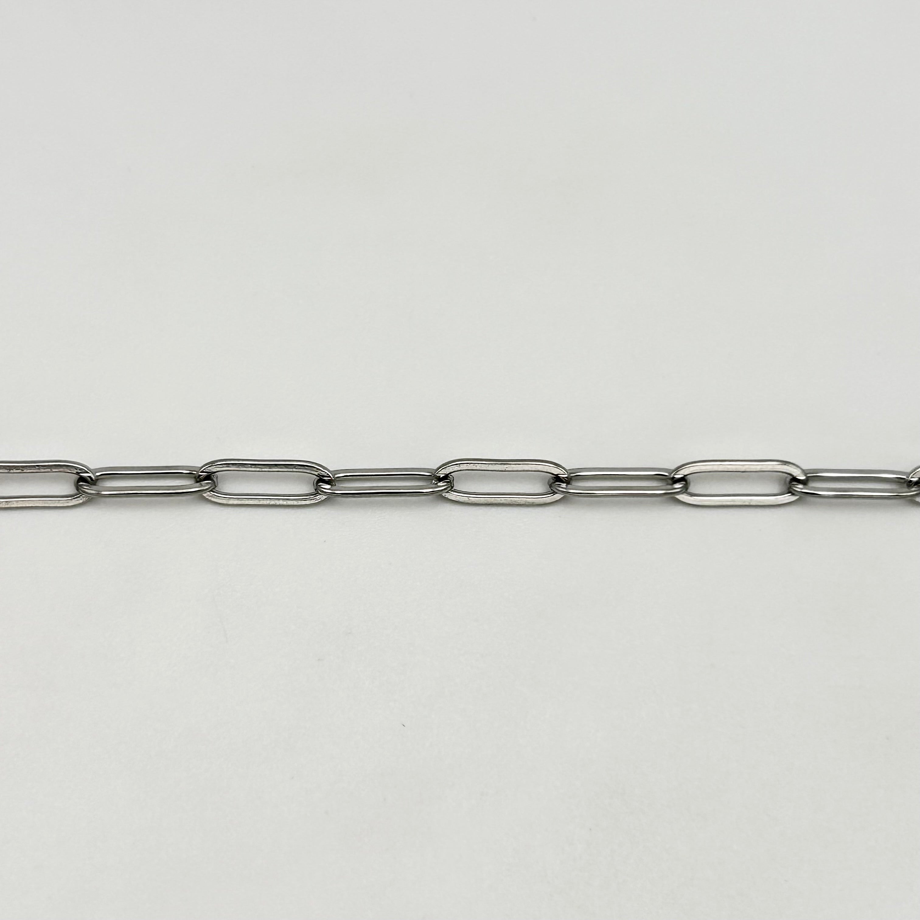 CHS-109 Paperclip Chain - Stainless Steel