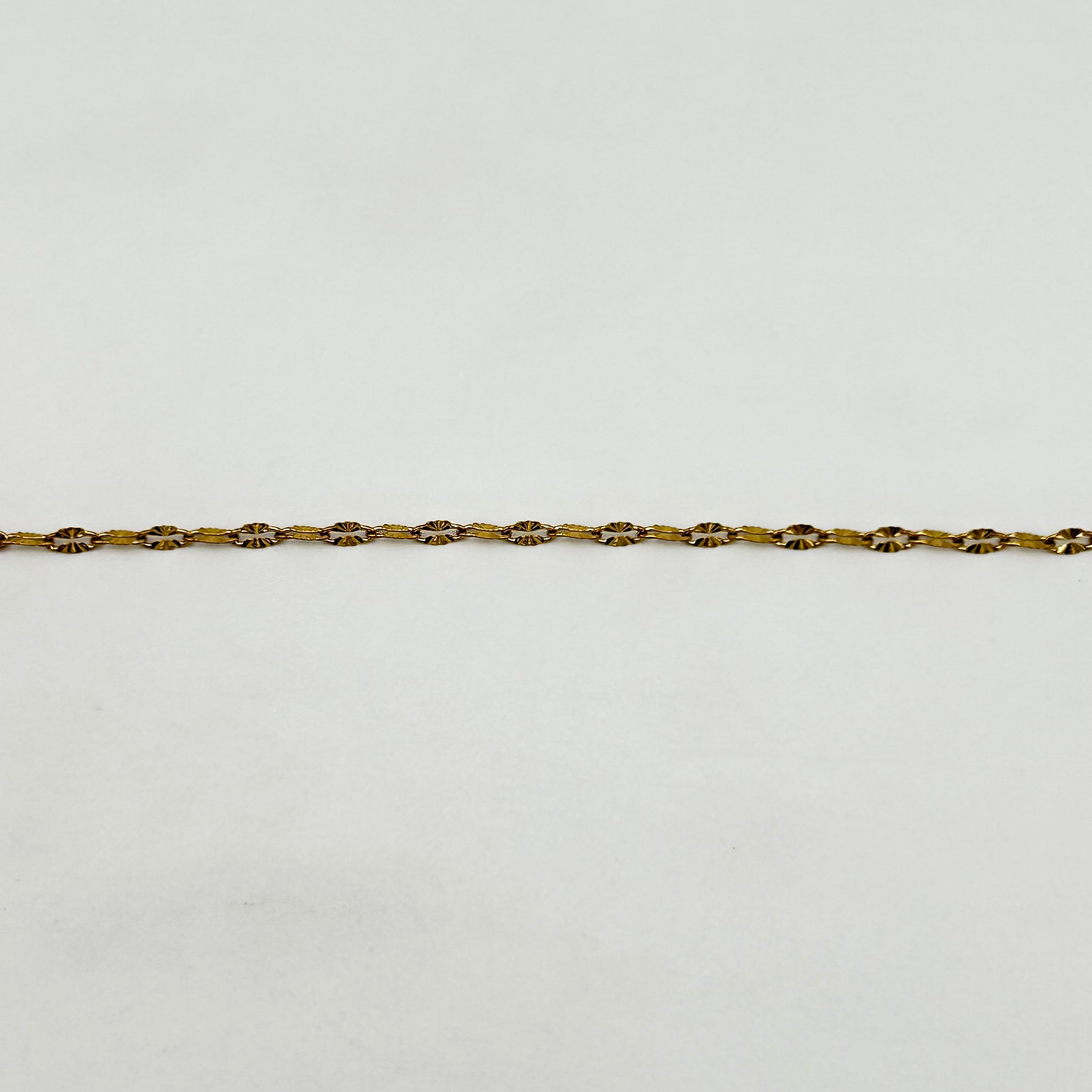 CHS-122 Crimped Lip Chain - Stainless Steel