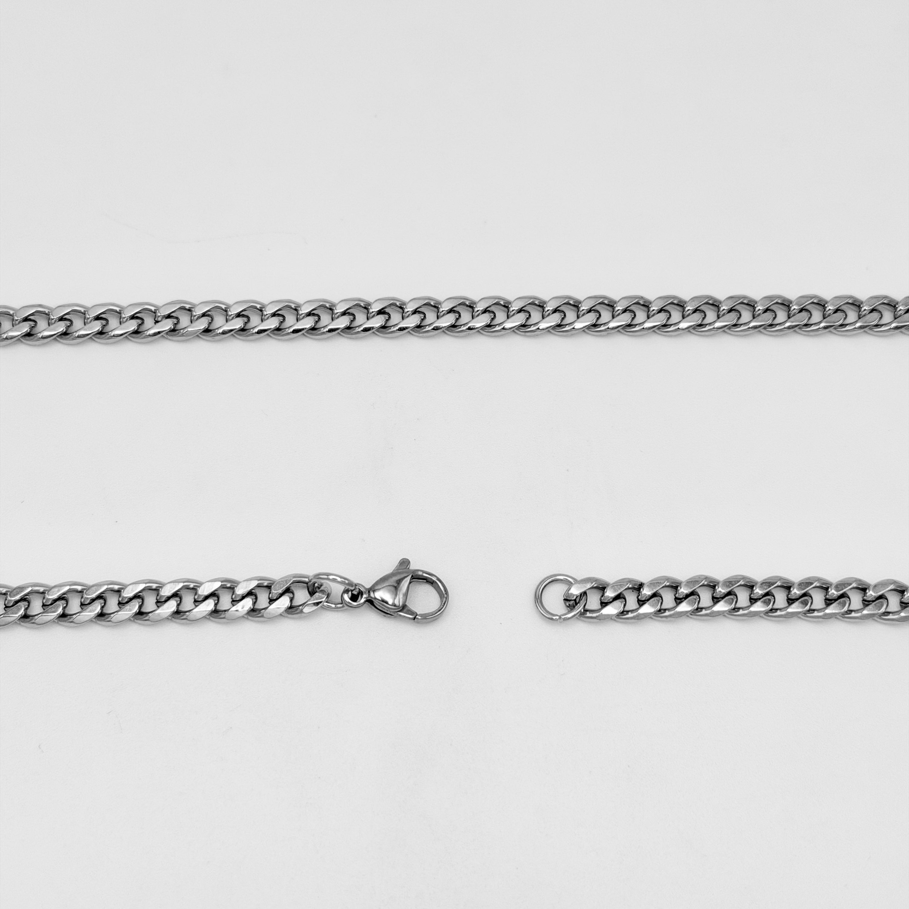 CHS-124 Cuban Cut Chain - Stainless Steel