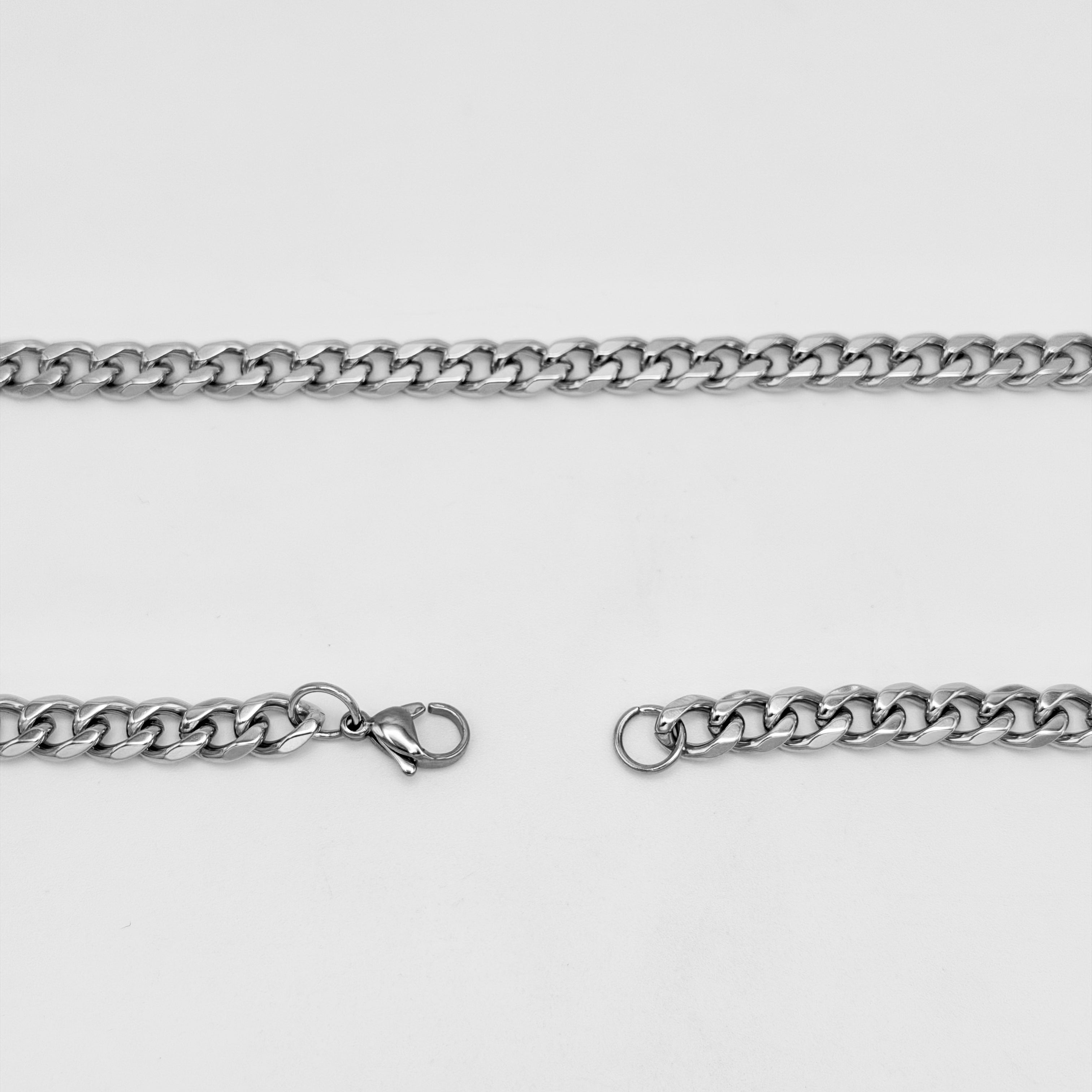CHS-124 Cuban Cut Chain - Stainless Steel