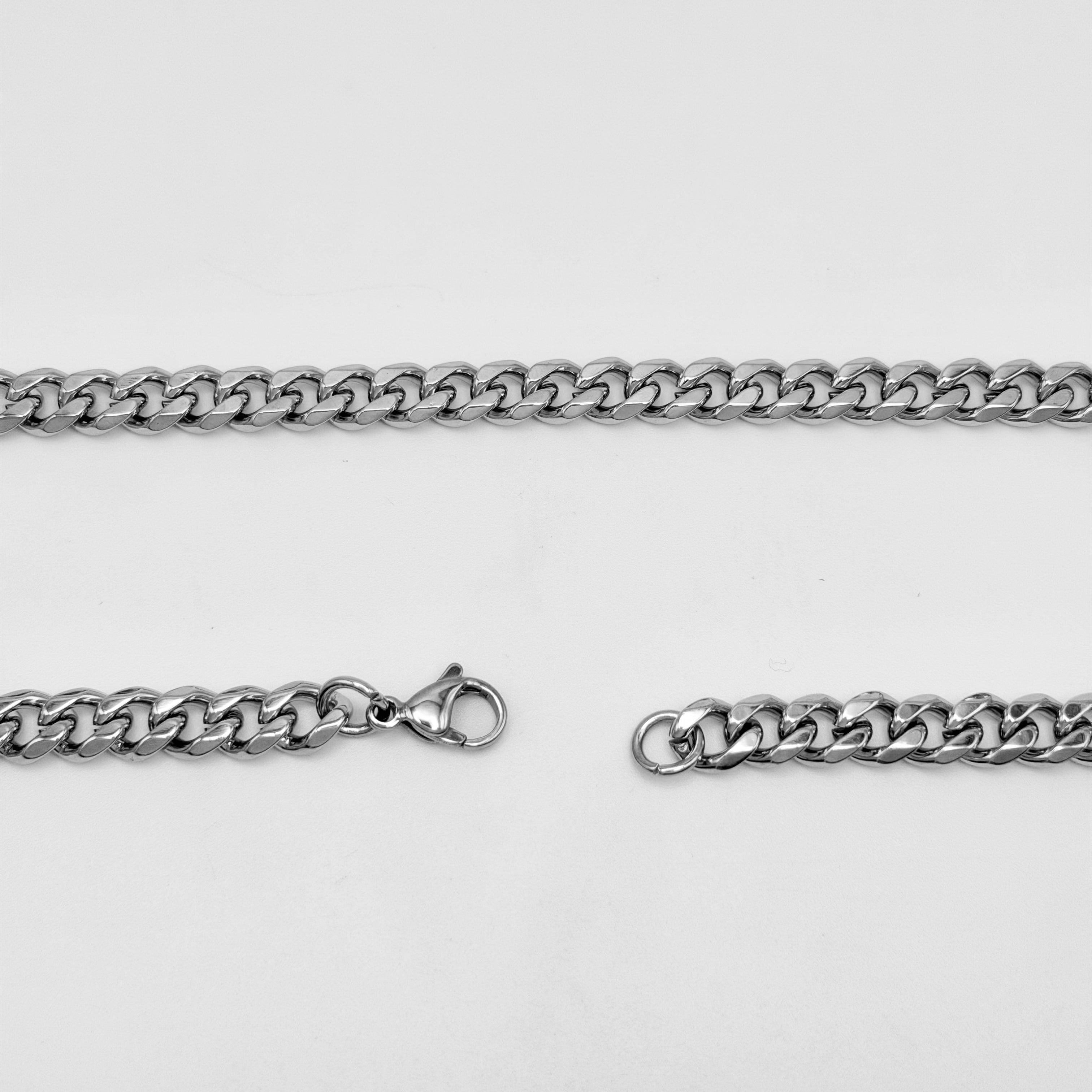 CHS-124 Cuban Cut Chain - Stainless Steel