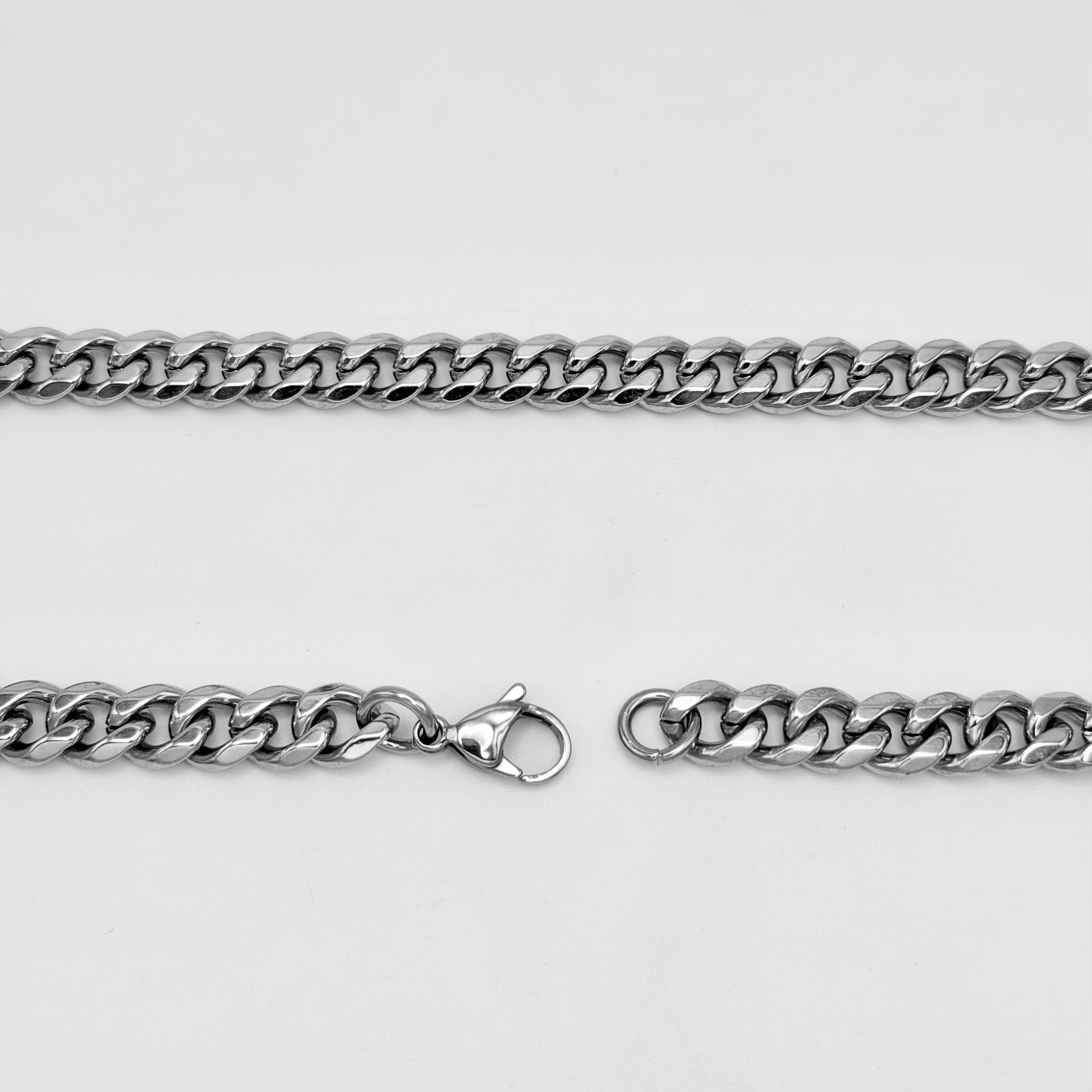 CHS-124 Cuban Cut Chain - Stainless Steel