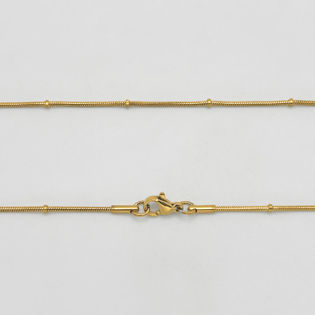 CHS-125 Snake Chain With Ball - Stainless Steel