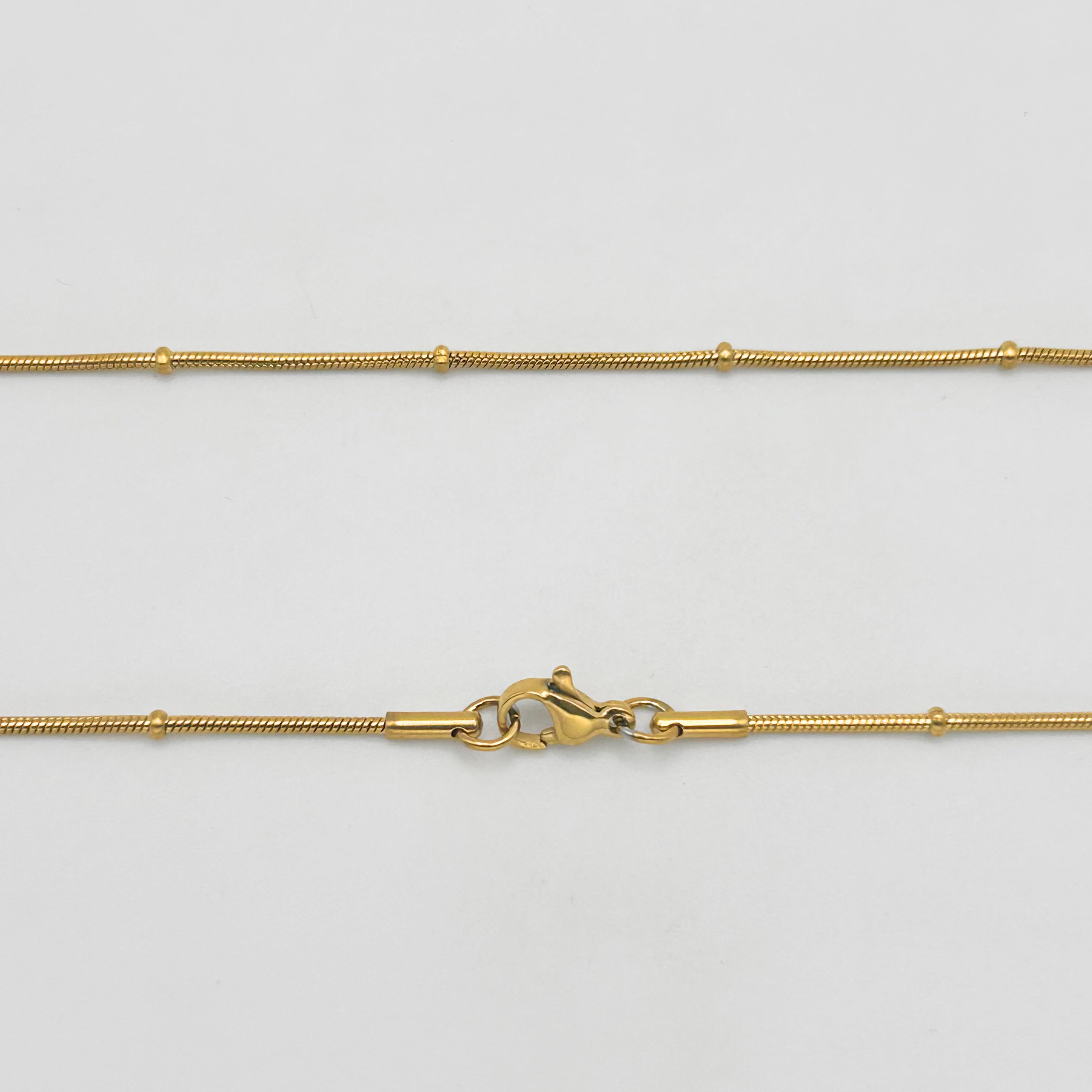 CHS-125 Snake Chain With Ball - Stainless Steel