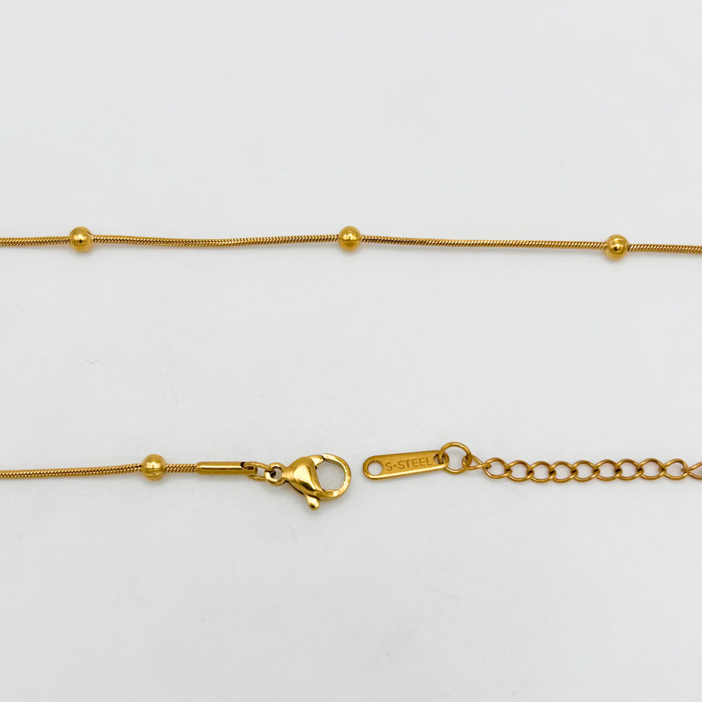 CHS-125 Snake Chain With Ball - Stainless Steel