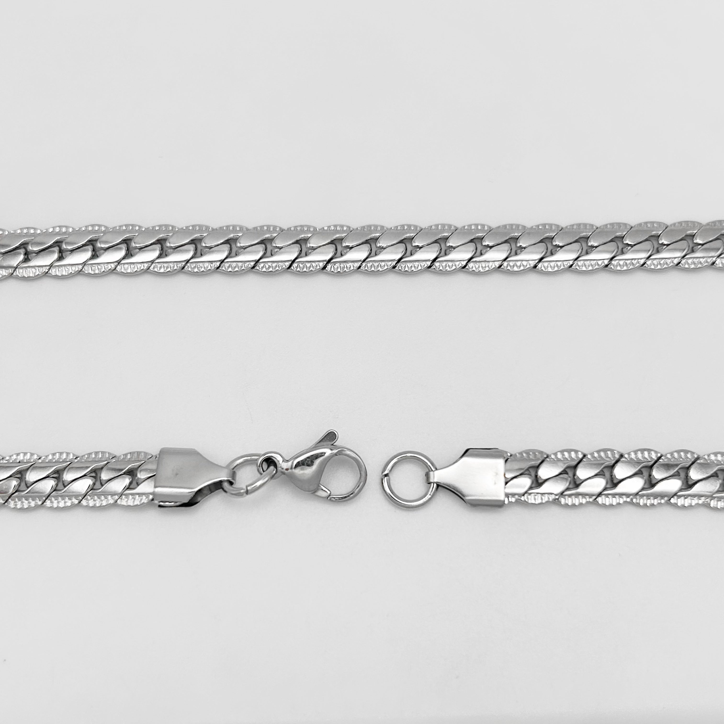 CHS-134 Snake Curb Chain - Stainless Steel