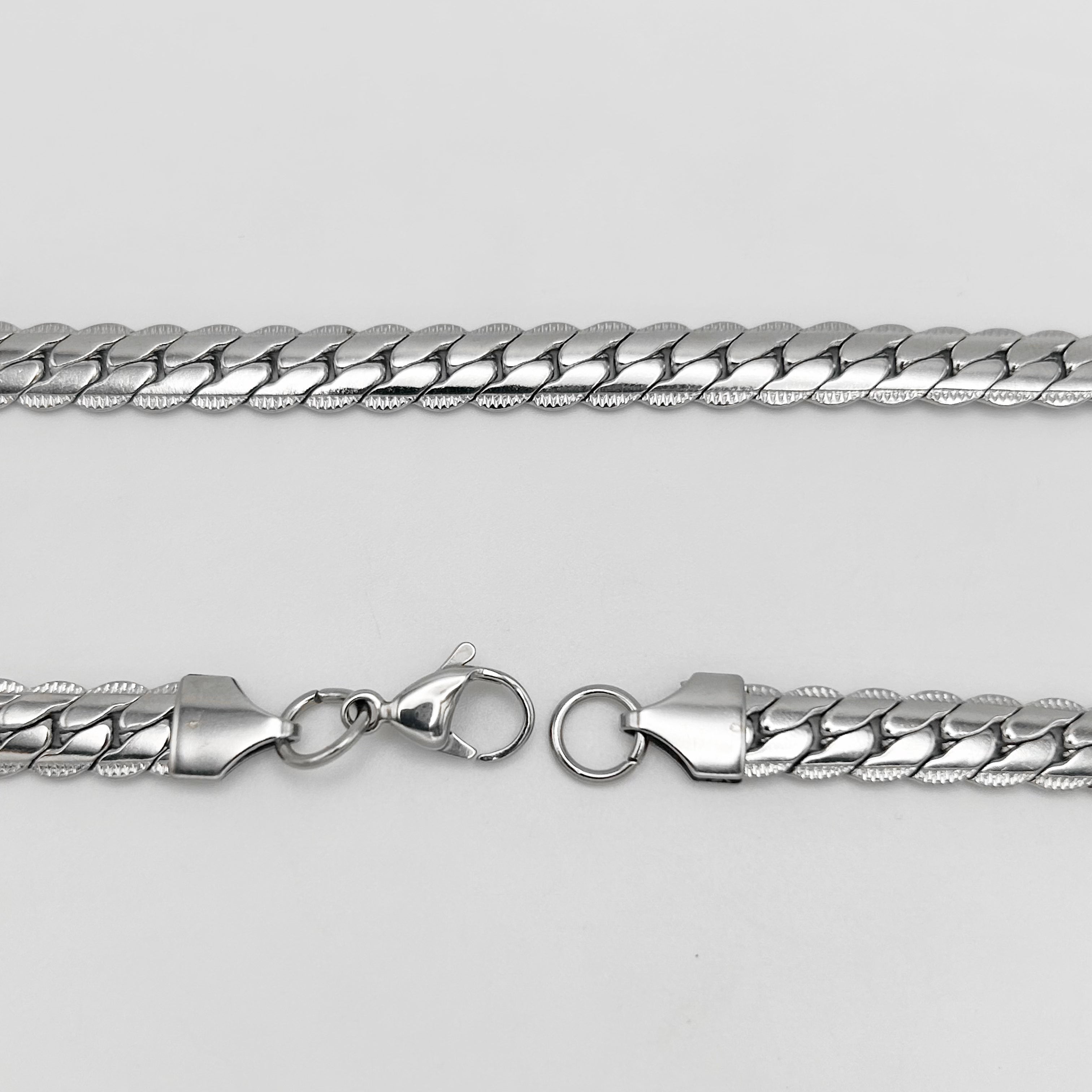 CHS-134 Snake Curb Chain - Stainless Steel