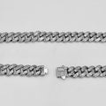 CHS-138 Zirconia Cuban Chain - Stainless Steel