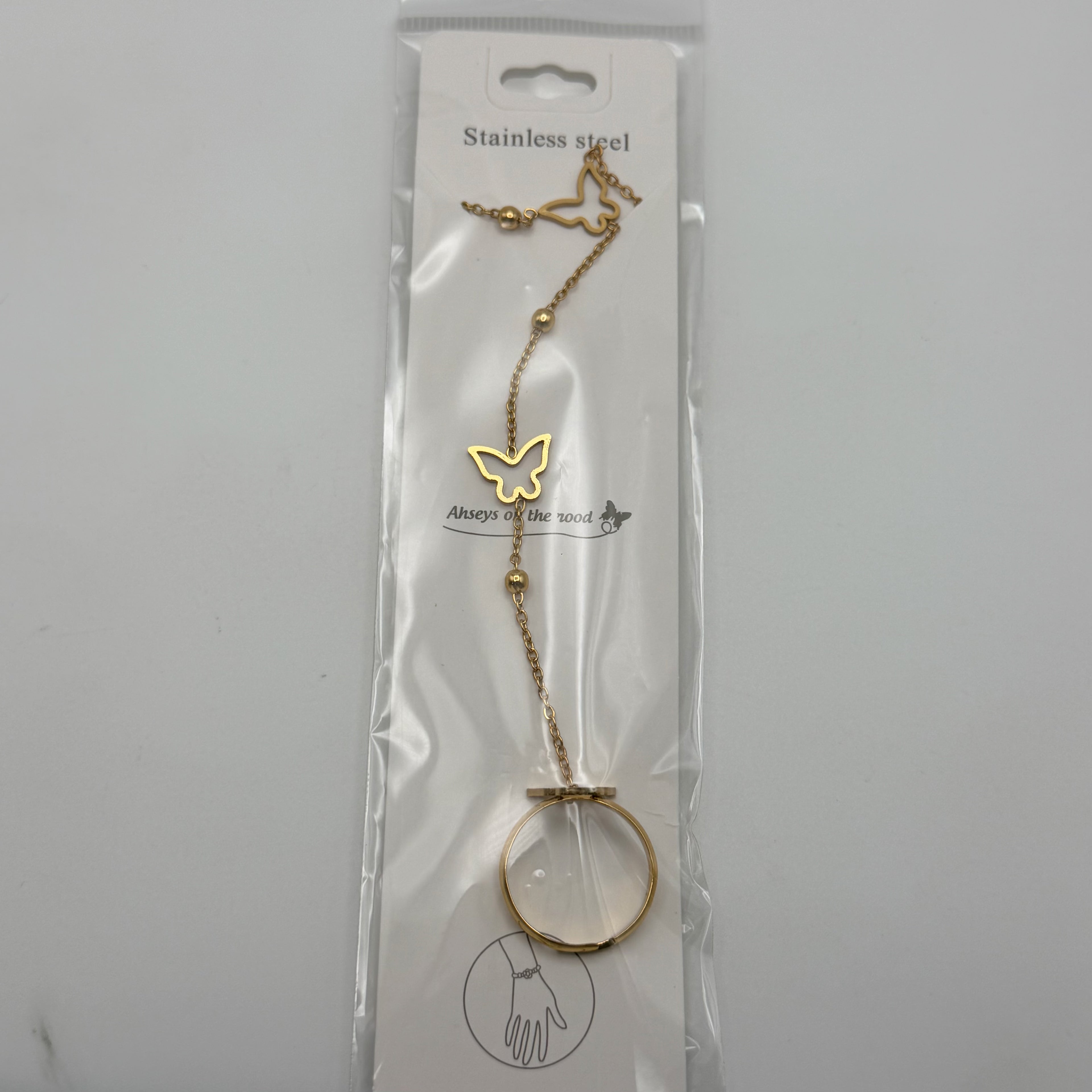 Hand Bracelet - Stainless Steel - HBS-1002