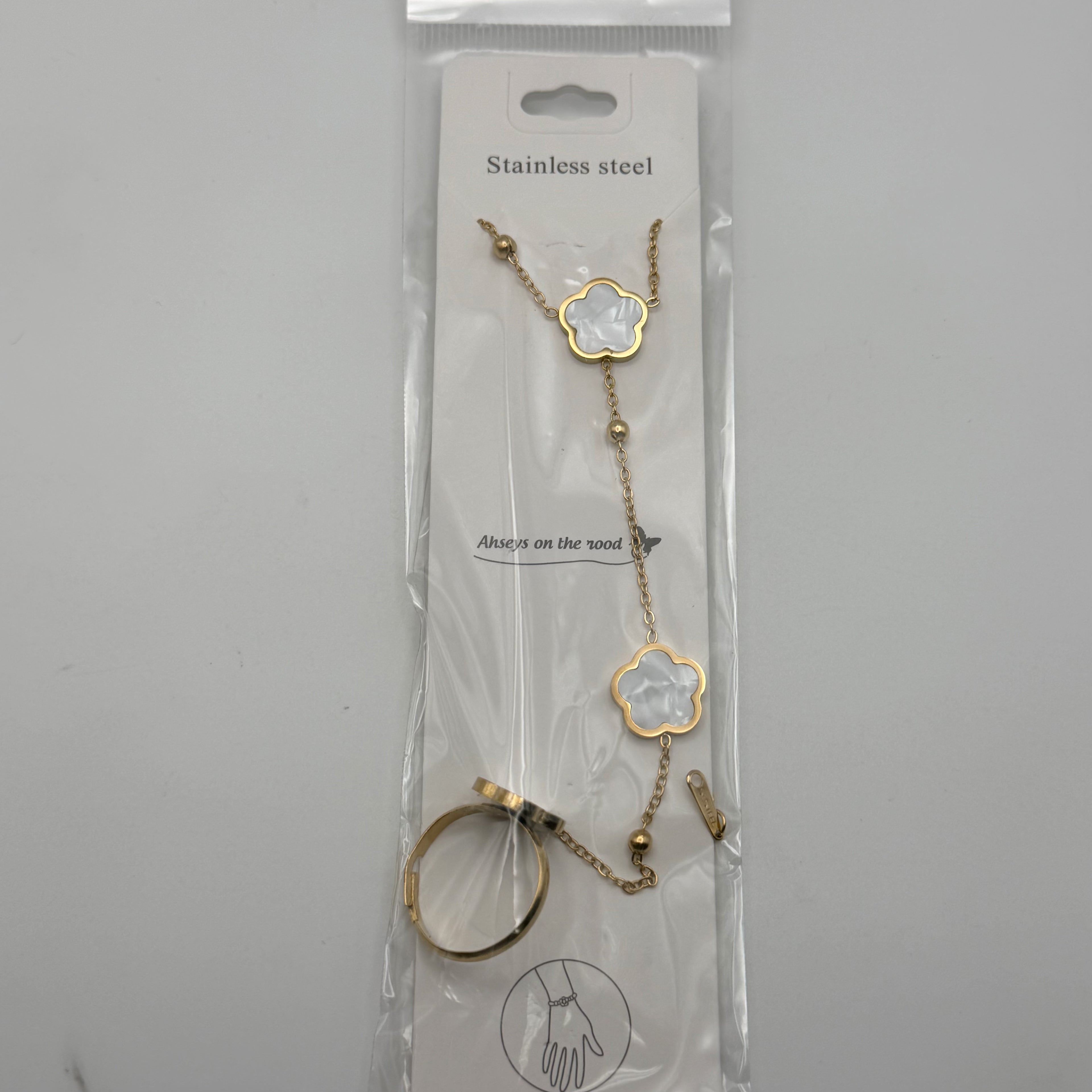 Hand Bracelet - Stainless Steel - HBS-1006