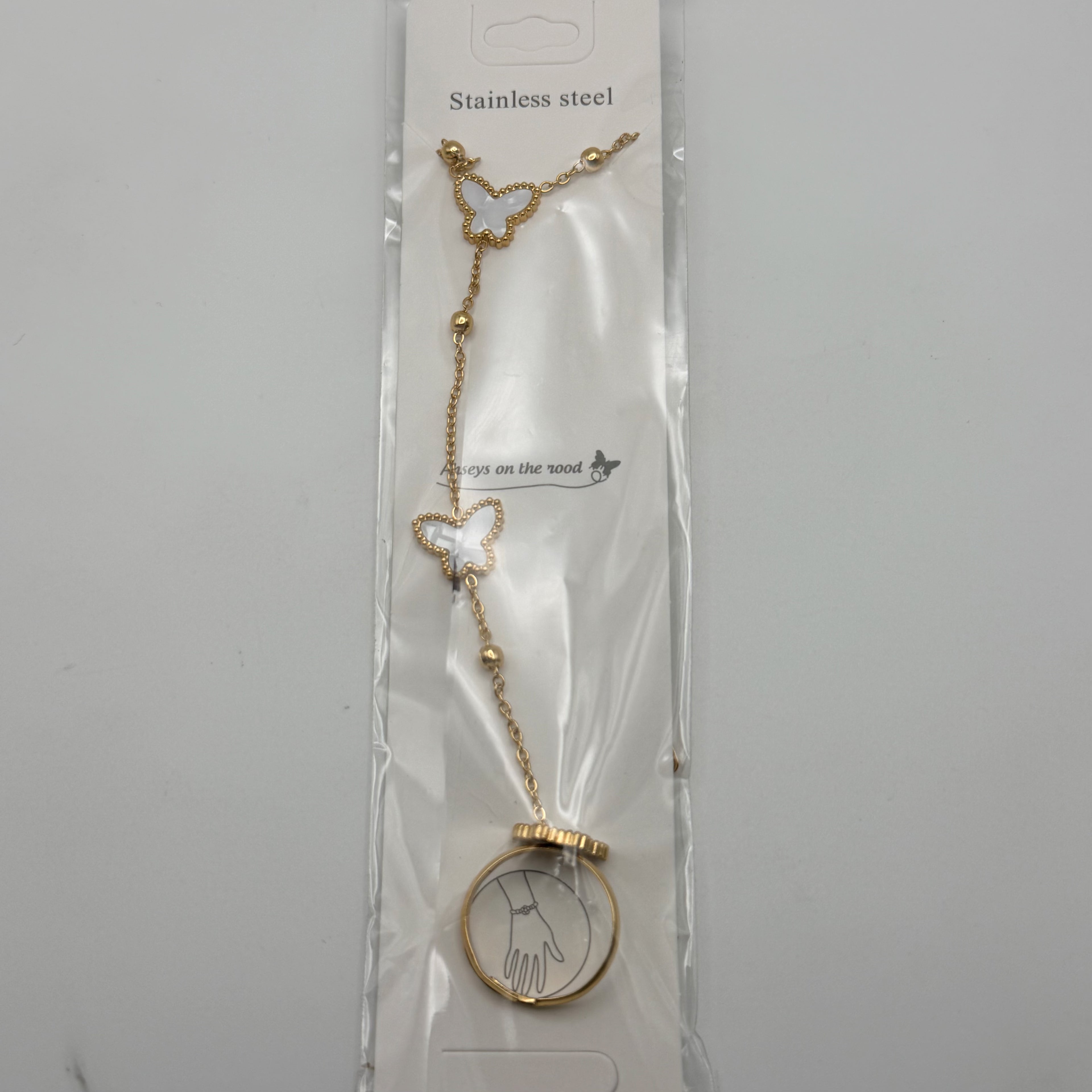 Hand Bracelet - Stainless Steel - HBS-1007