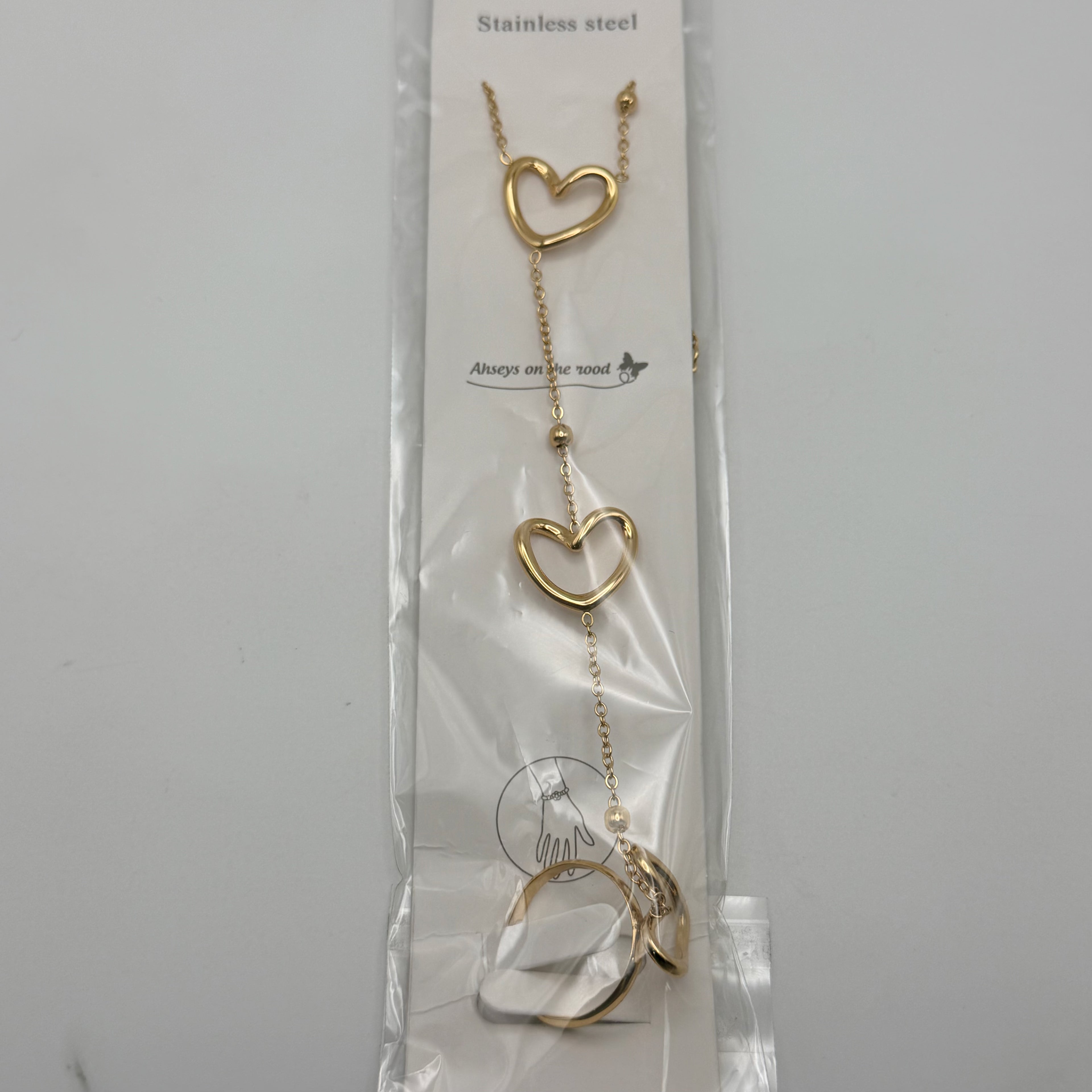 Hand Bracelet - Stainless Steel - HBS-1008