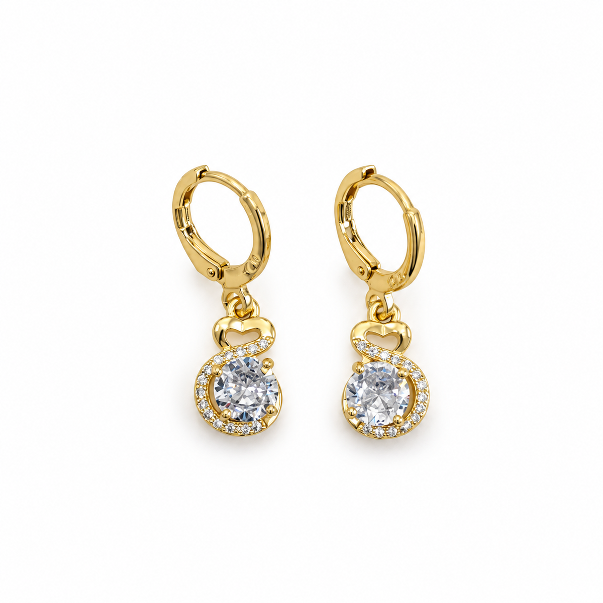 Huggie Earrings - Gold Pllated - HEG-1007