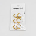 Huggie Earrings - Stainless Steel - HES-1004