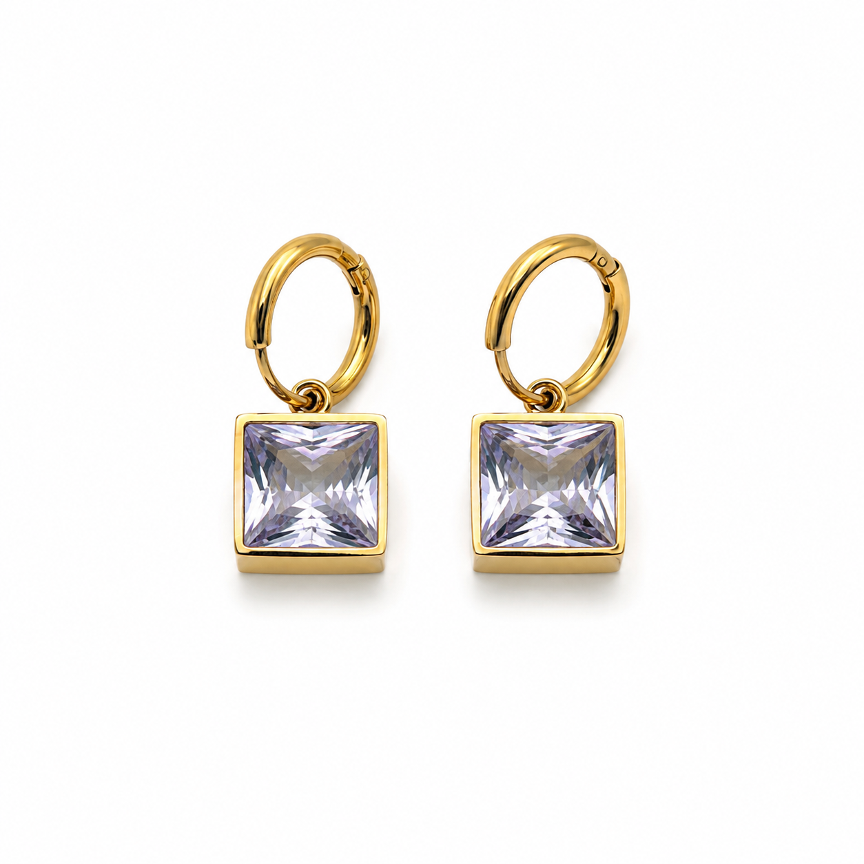 Huggie Earrings - Stainless Steel - HES-1030
