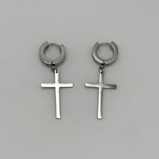 Huggie Earrings - Stainless Steel - HES-1034