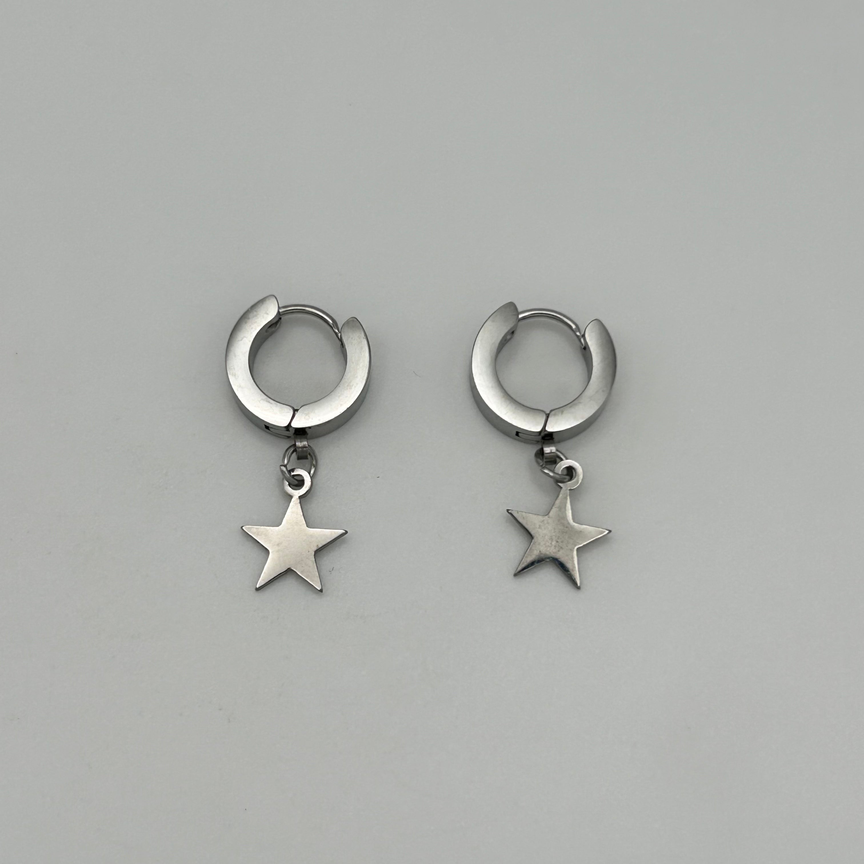 Huggie Earrings - Stainless Steel - HES-1035
