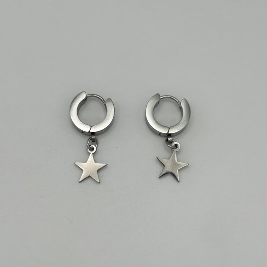 Huggie Earrings - Stainless Steel - HES-1035