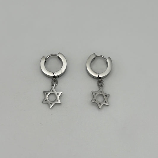 Huggie Earrings - Stainless Steel - HES-1037