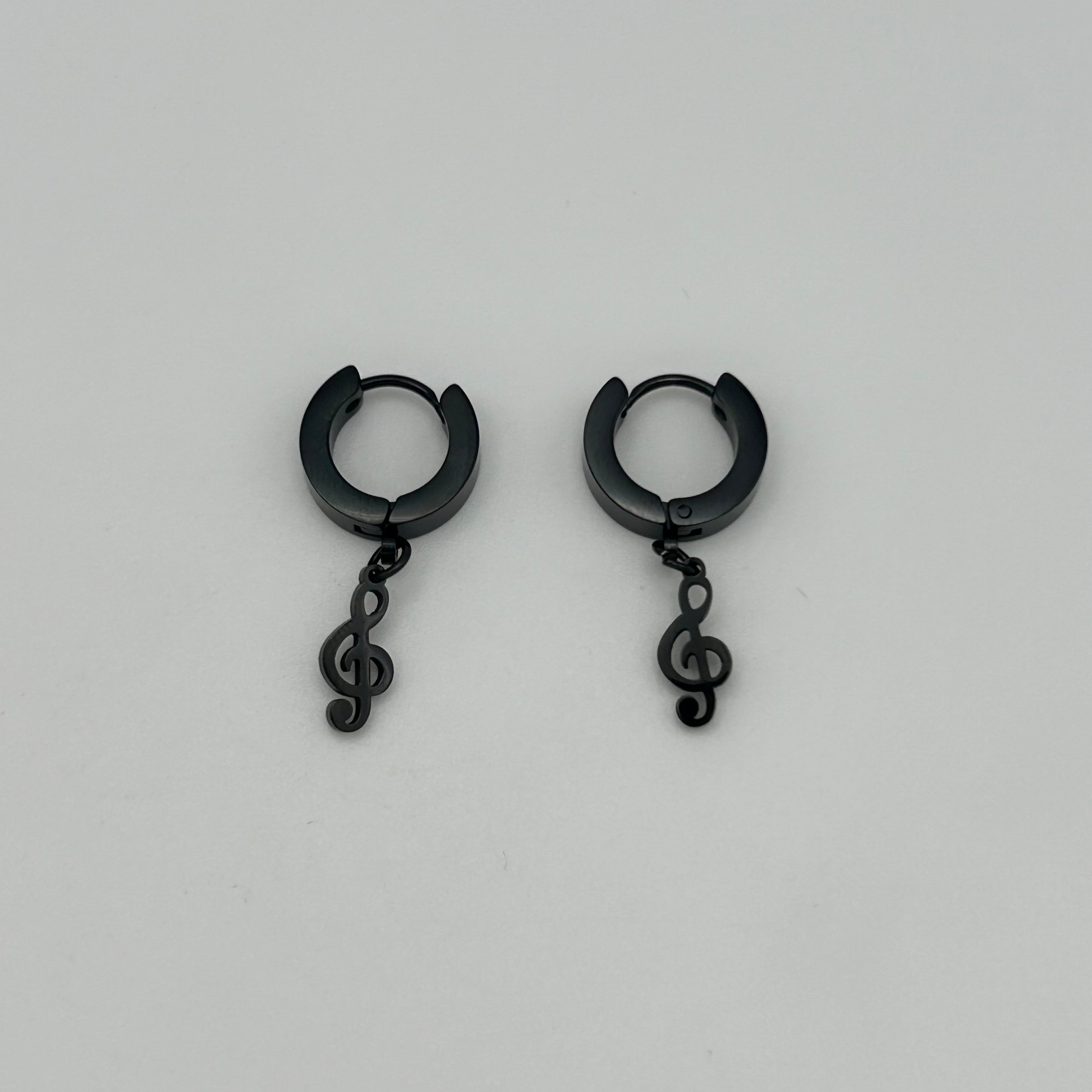 Huggie Earrings - Stainless Steel - HES-1040