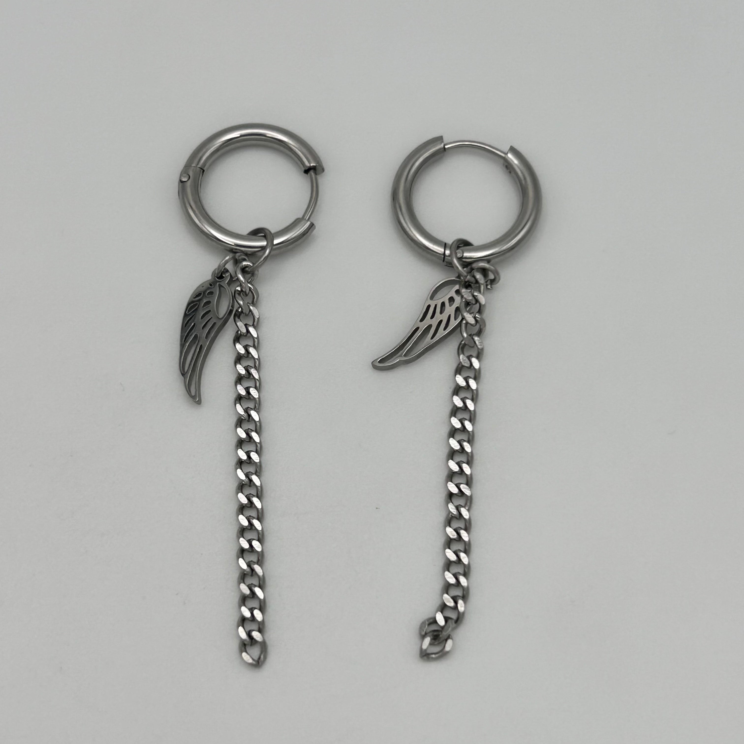 Huggie Earrings - Stainless Steel - HES-1054