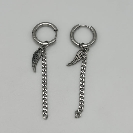 Huggie Earrings - Stainless Steel - HES-1054