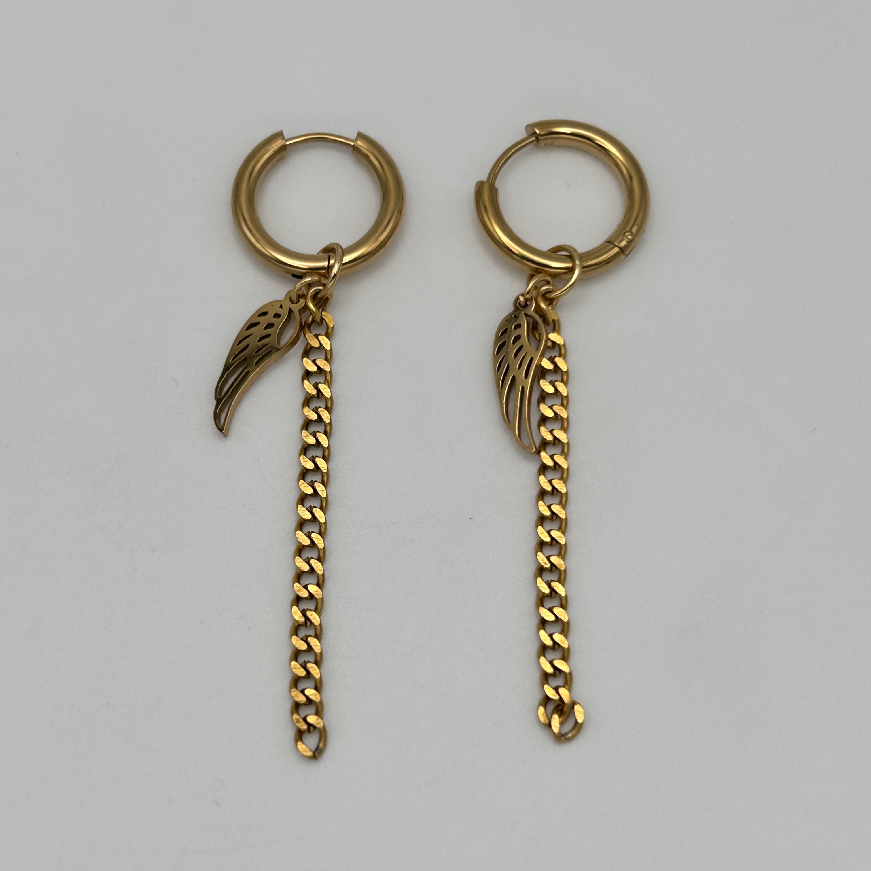 Huggie Earrings - Stainless Steel - HES-1055
