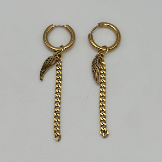 Huggie Earrings - Stainless Steel - HES-1055