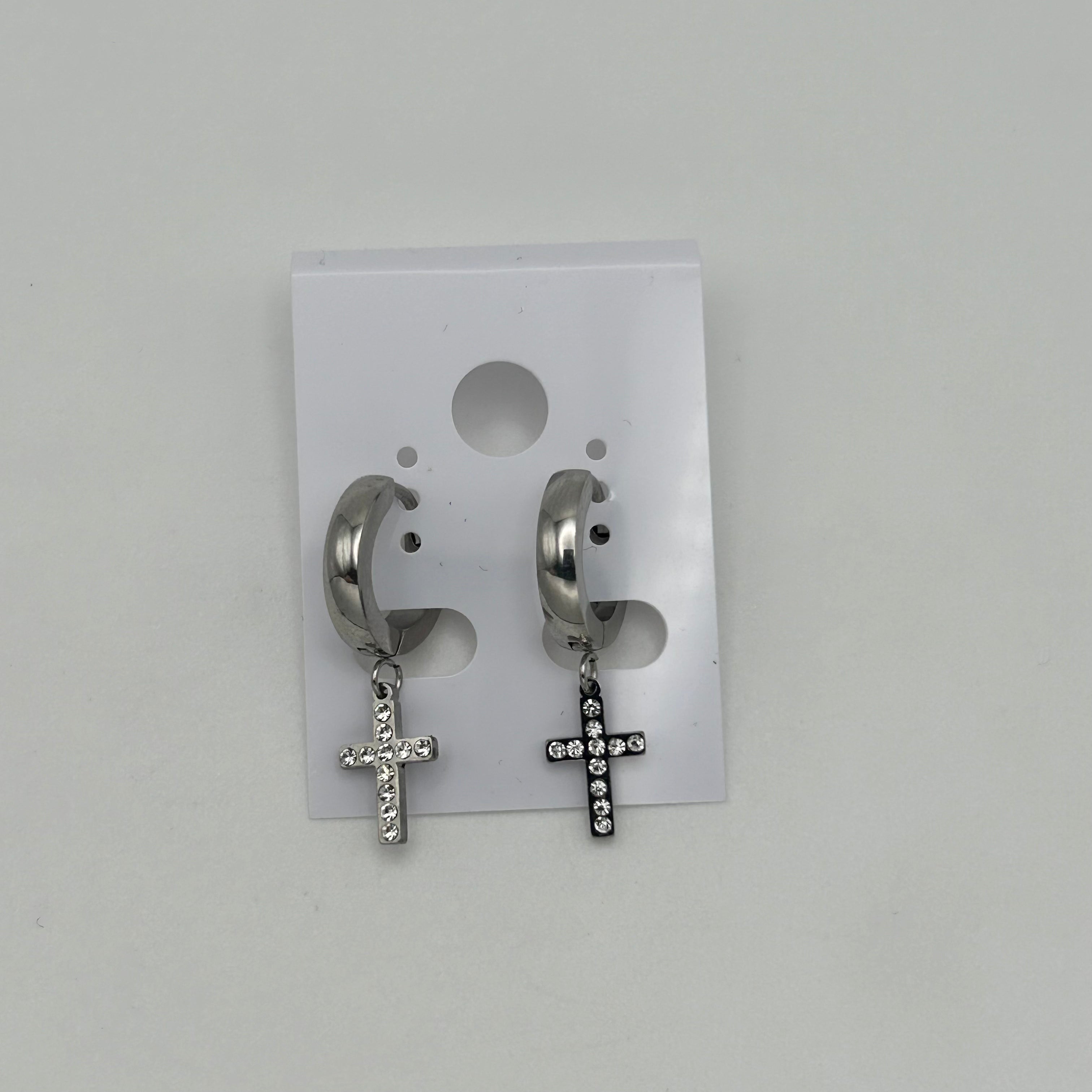 Huggie Earrings - Stainless Steel - HES-1056