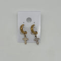 Huggie Earrings - Stainless Steel - HES-1057