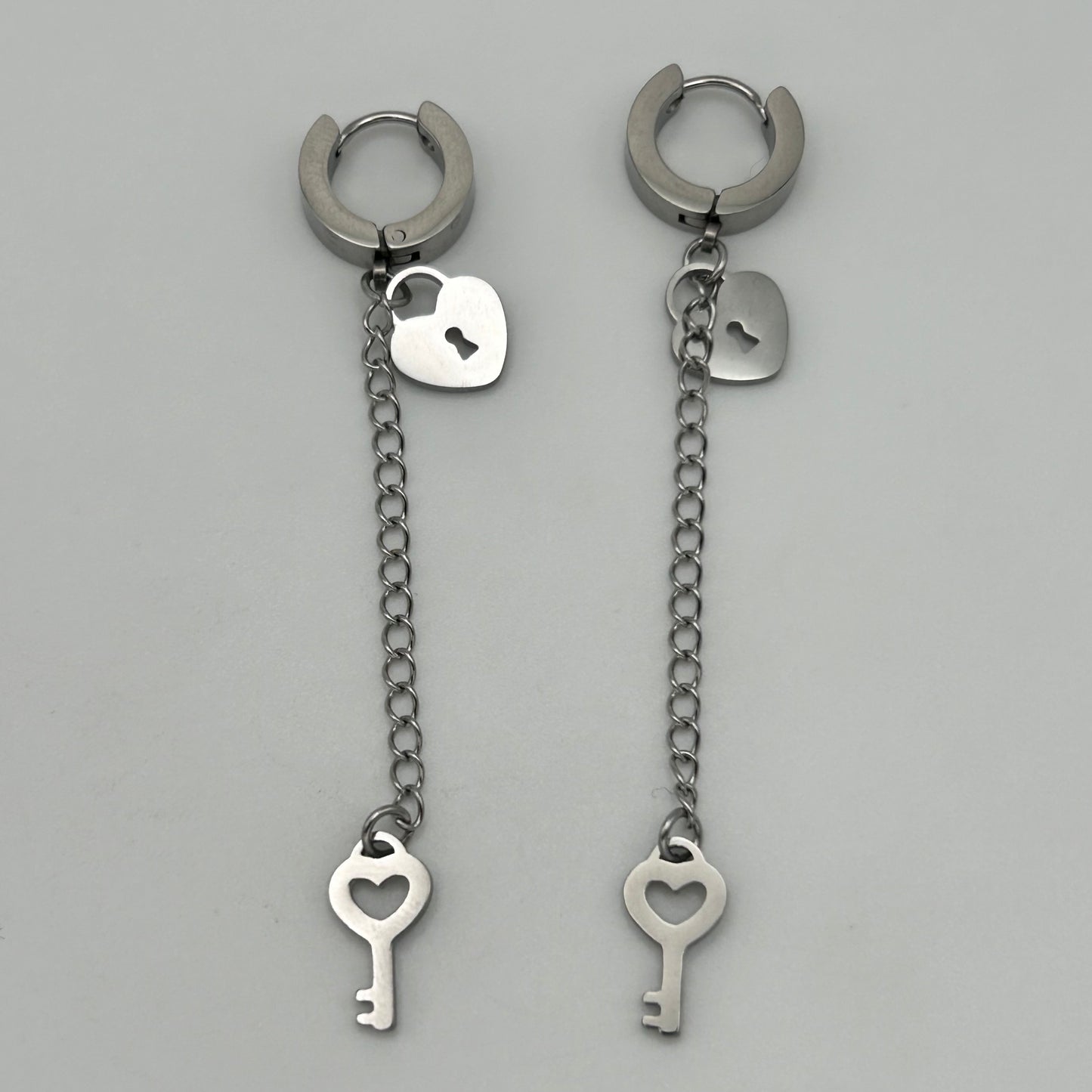 Huggie Earrings - Stainless Steel - HES-1059