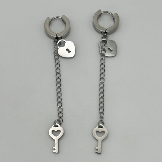 Huggie Earrings - Stainless Steel - HES-1059