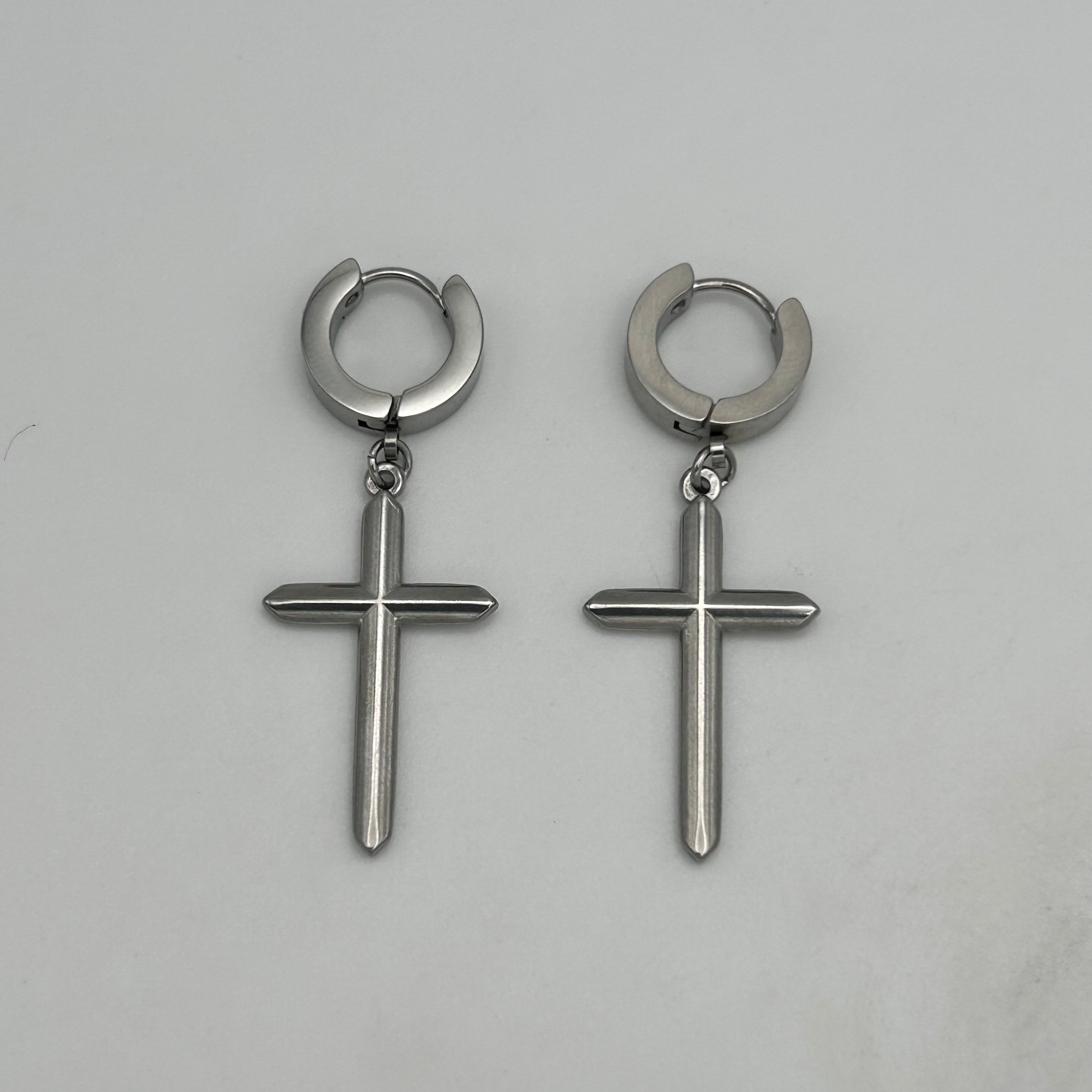 Huggie Earrings - Stainless Steel - HES-1063