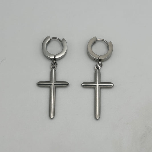 Huggie Earrings - Stainless Steel - HES-1063