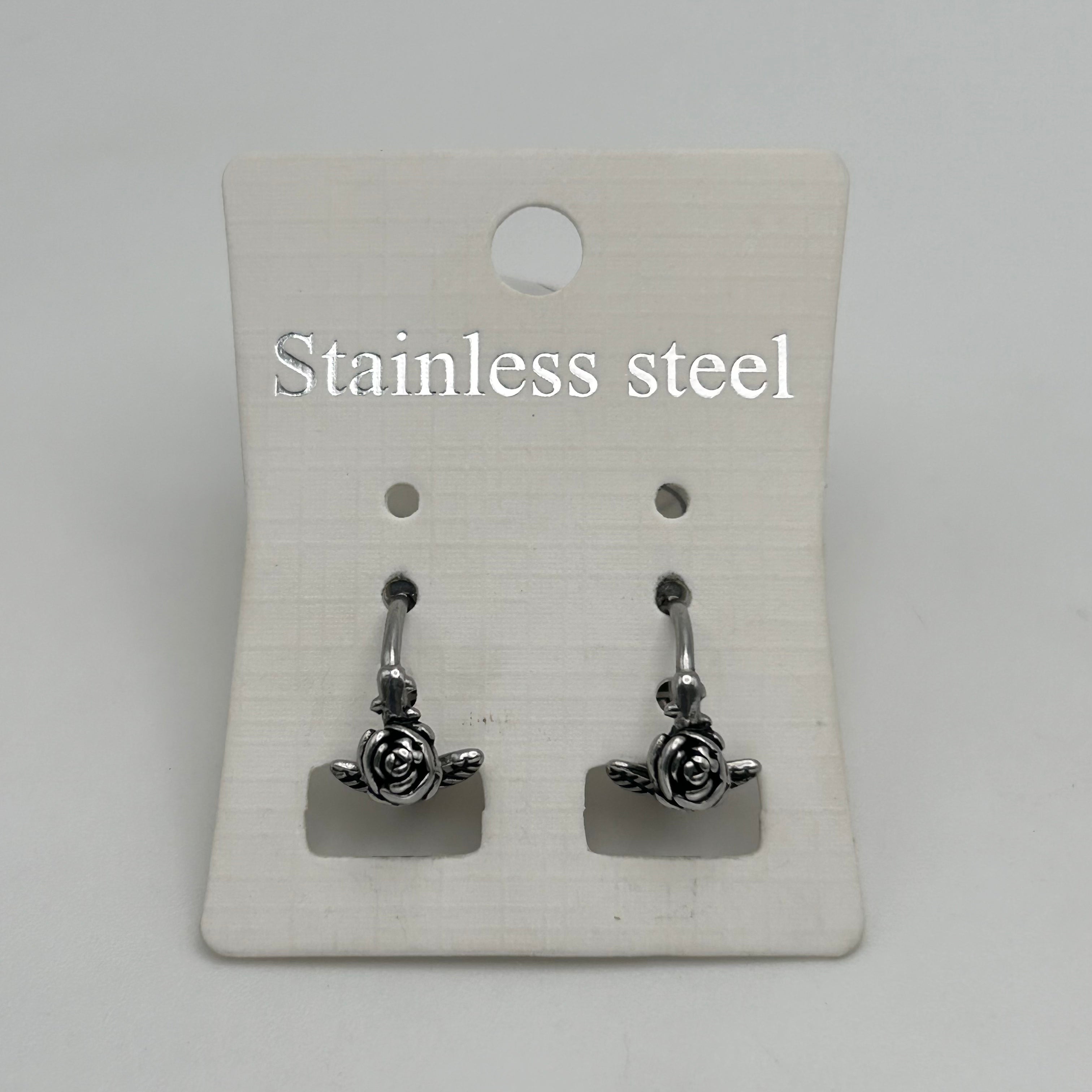 Huggie Earrings - Stainless Steel - HES-1072