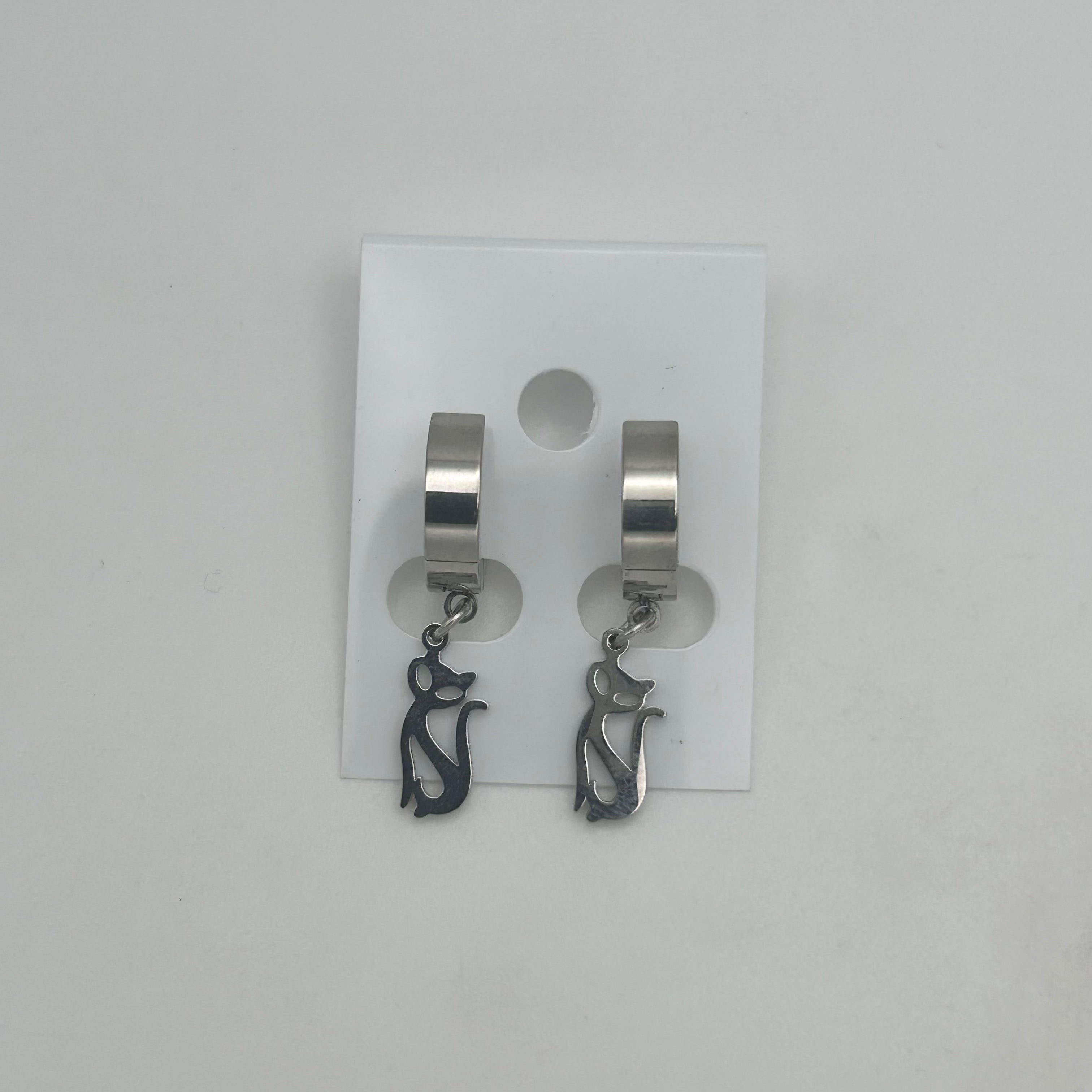 Huggie Earrings - Stainless Steel - HES-1076