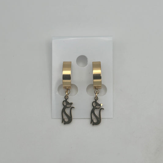 Huggie Earrings - Stainless Steel - HES-1077