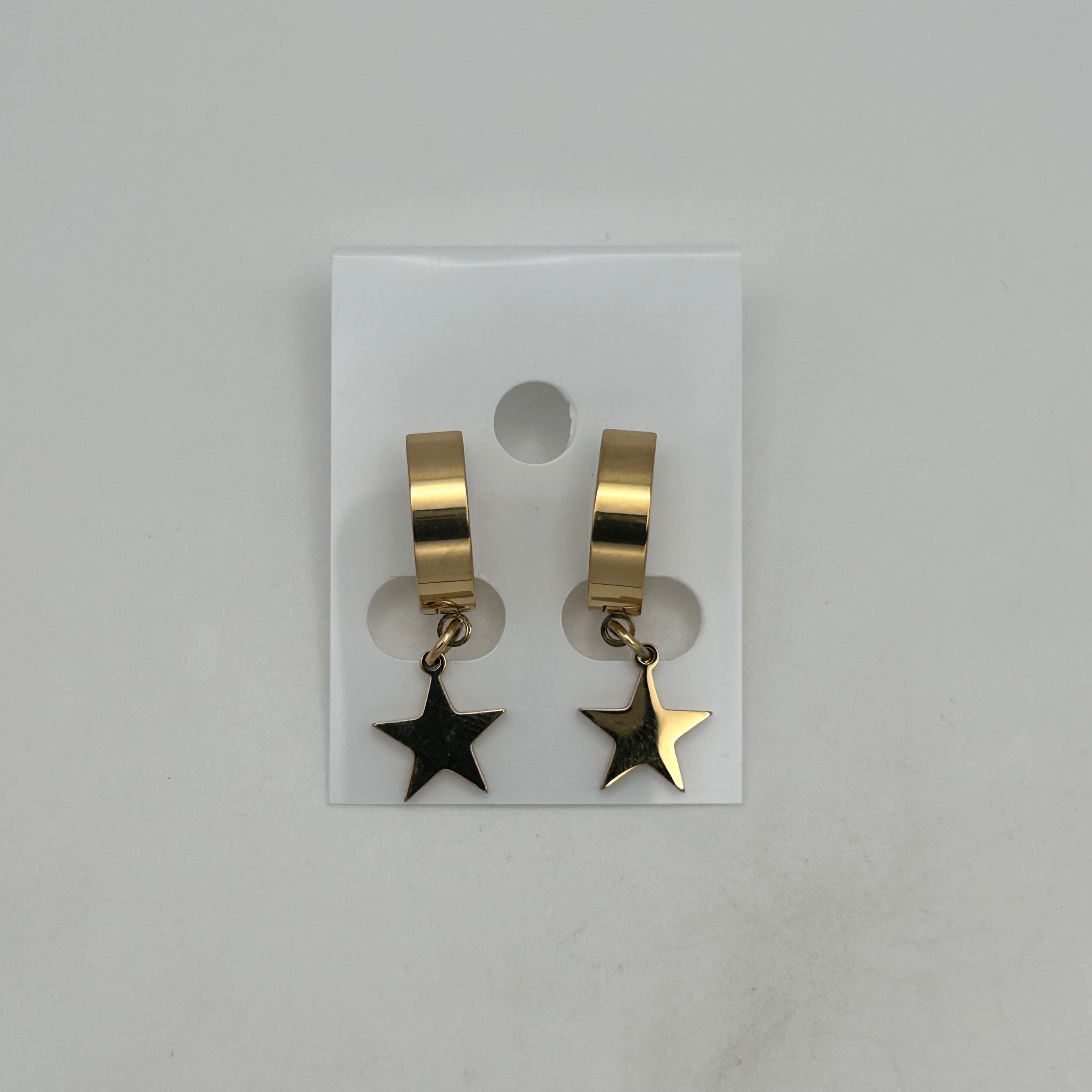Huggie Earrings - Stainless Steel - HES-1079