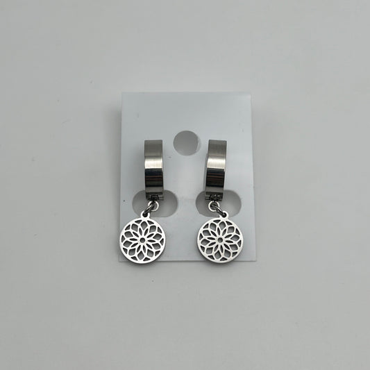 Huggie Earrings - Stainless Steel - HES-1081