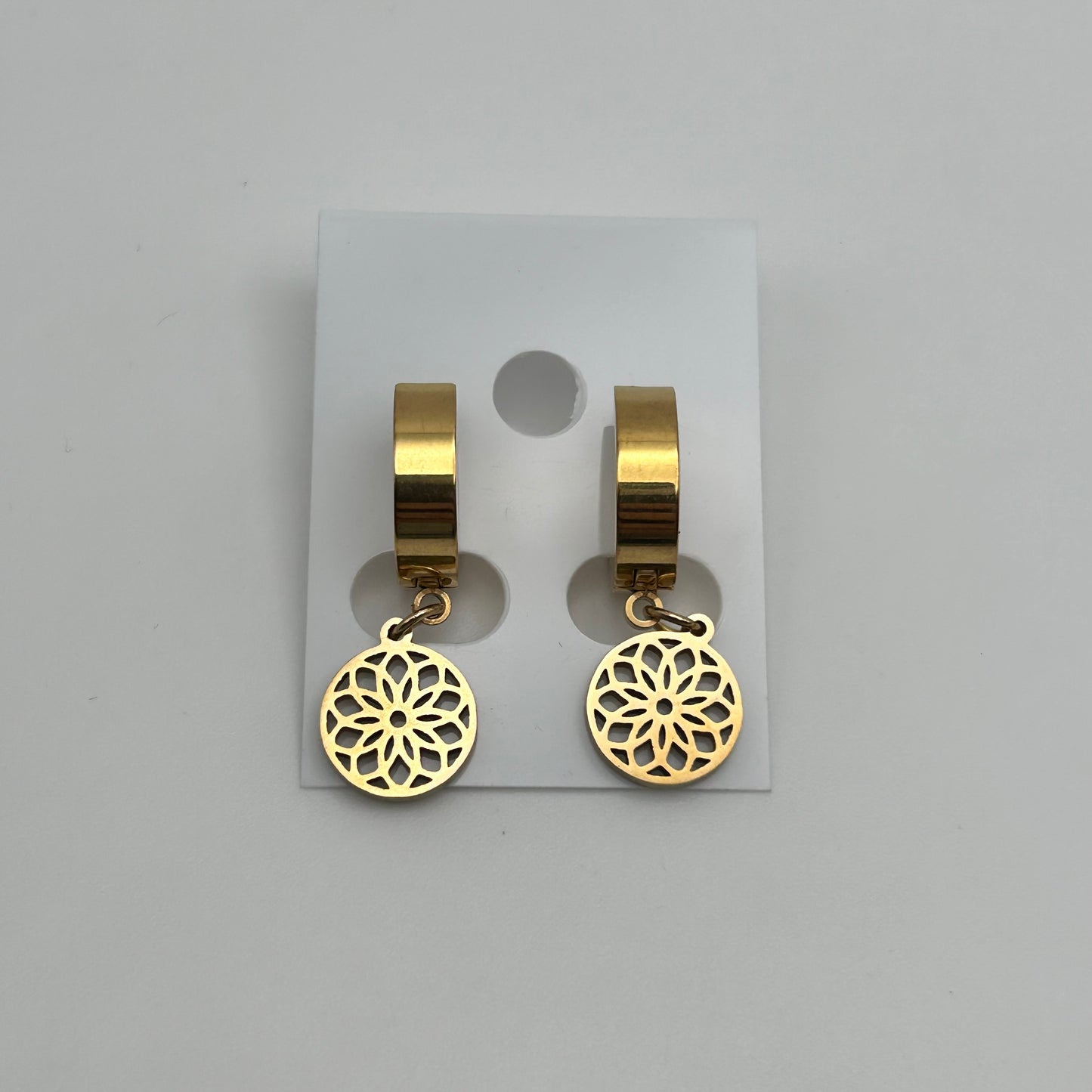 Huggie Earrings - Stainless Steel - HES-1082