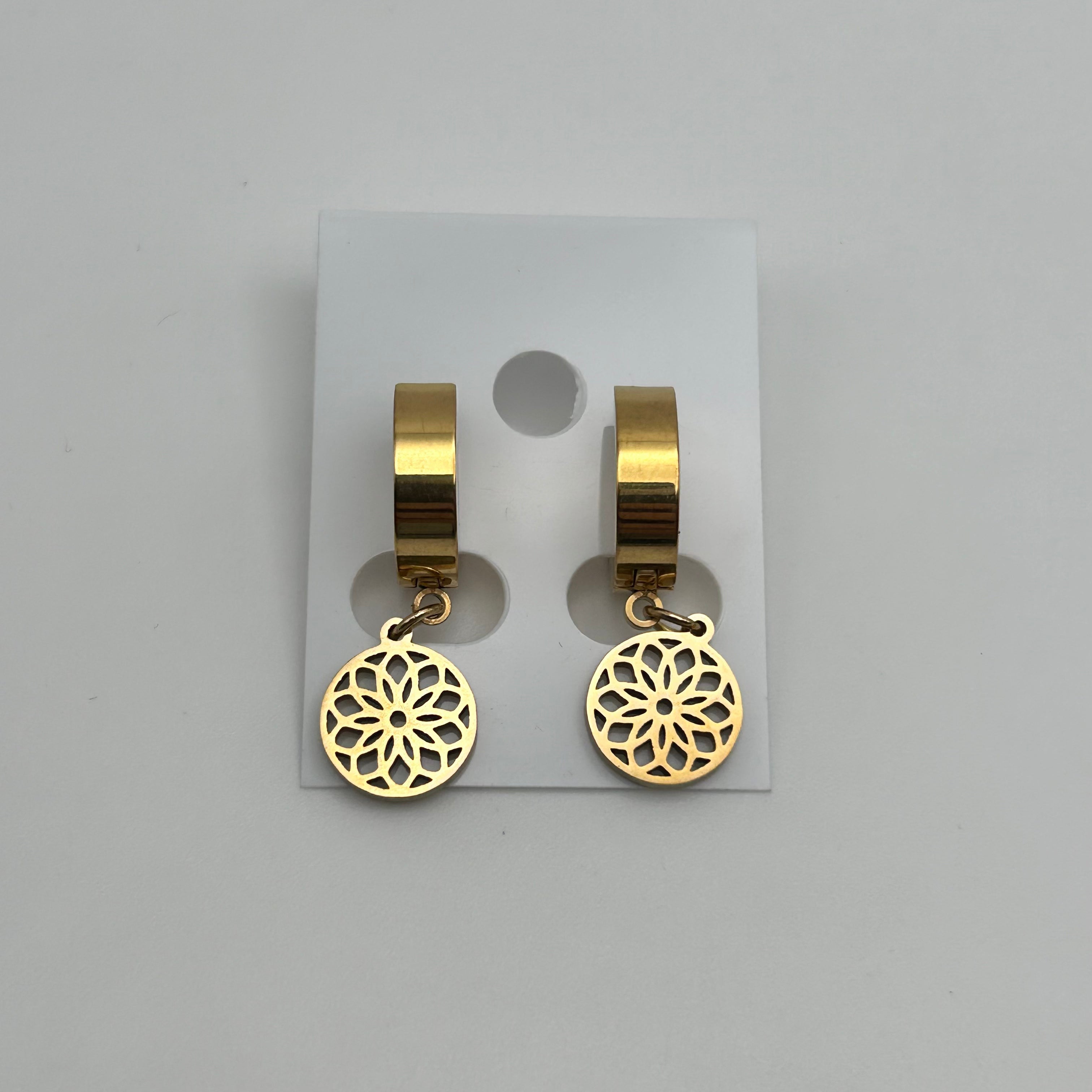 Huggie Earrings - Stainless Steel - HES-1082