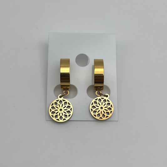 Huggie Earrings - Stainless Steel - HES-1082