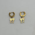 Huggie Earrings - Stainless Steel - HES-1088