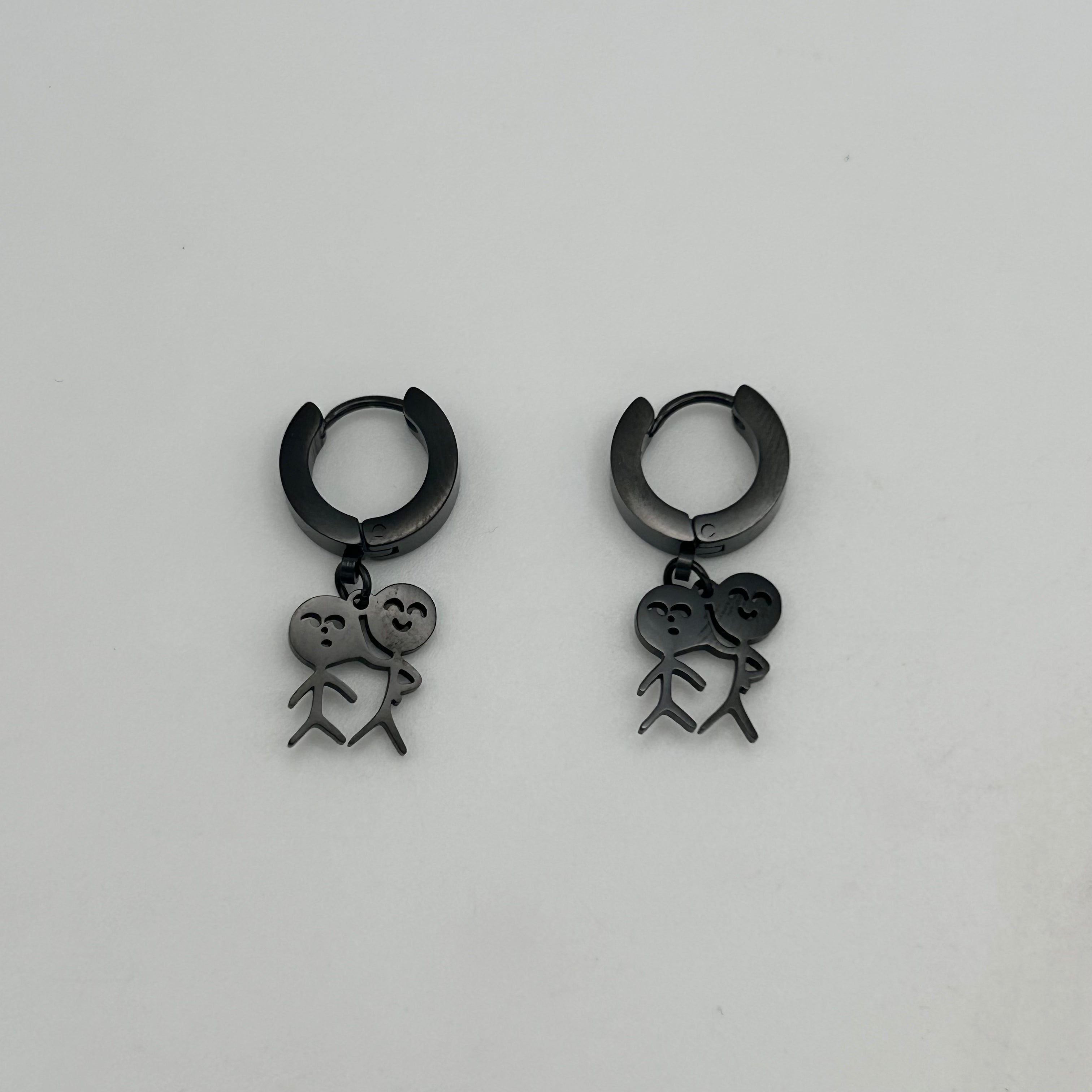 Huggie Earrings - Stainless Steel - HES-1089