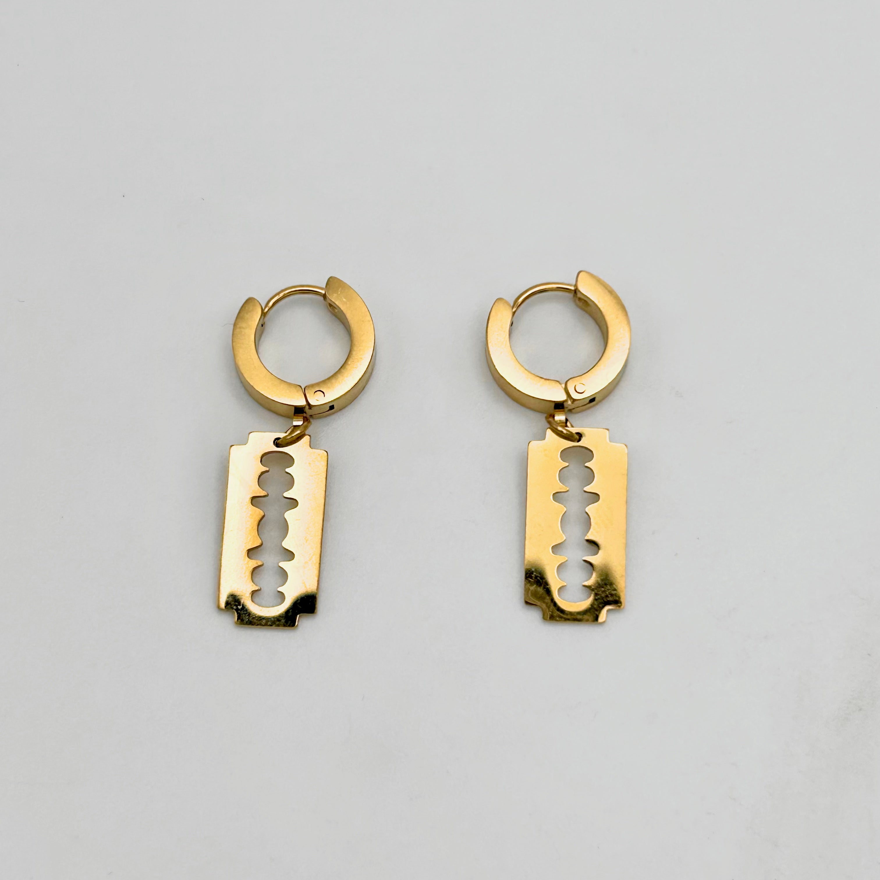 Huggie Earrings - Stainless Steel - HES-1090