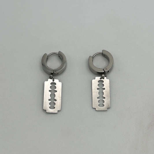 Huggie Earrings - Stainless Steel - HES-1090