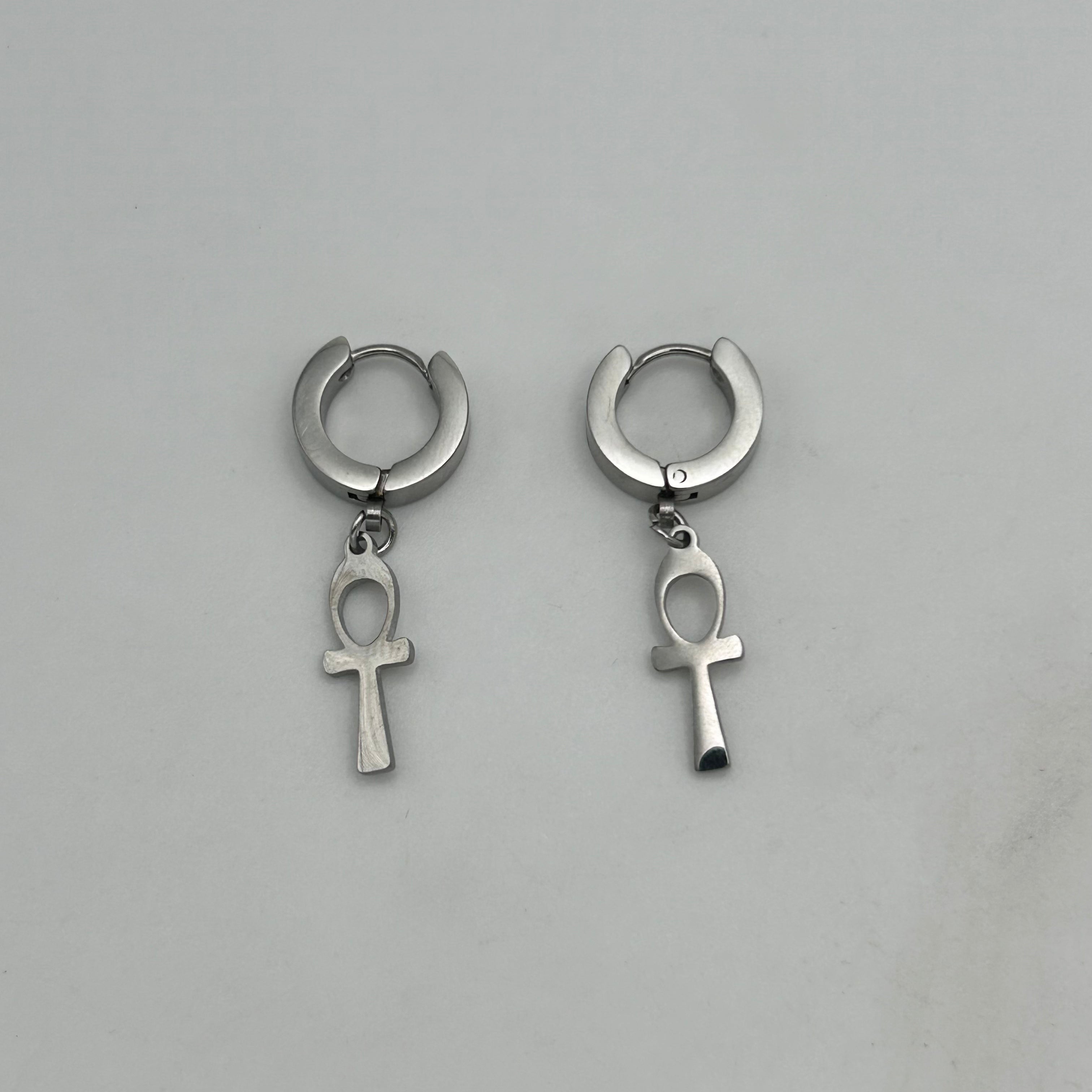 Huggie Earrings - Stainless Steel - HES-1093