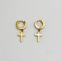 Huggie Earrings - Stainless Steel - HES-1097
