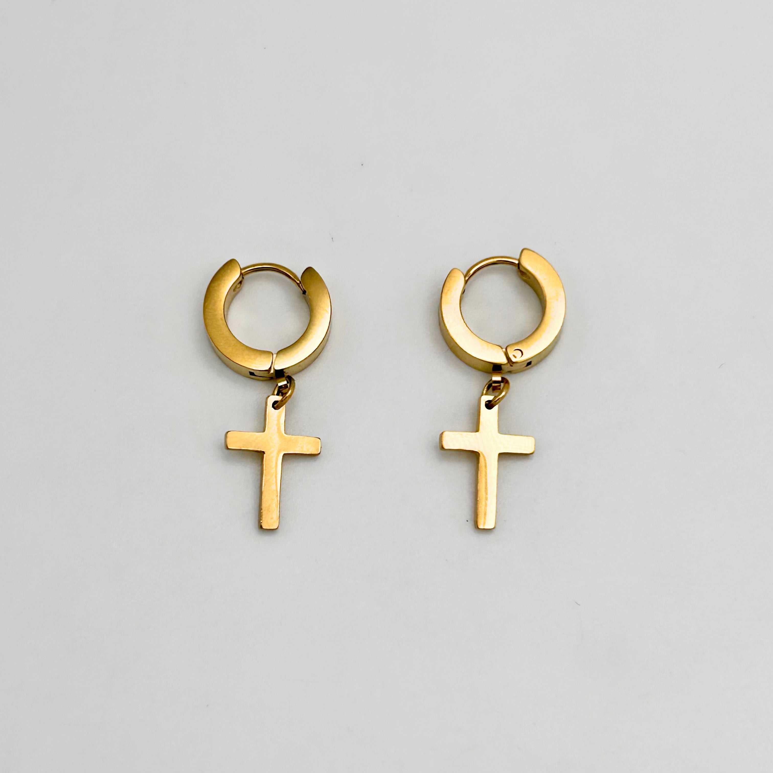 Huggie Earrings - Stainless Steel - HES-1097