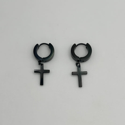 Huggie Earrings - Stainless Steel - HES-1098